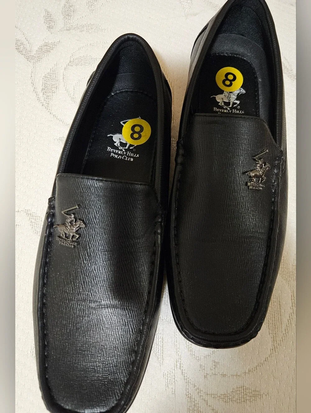 Beverly Hills Polo Club Men’s Black Slip-On Loafers (8)